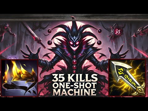 35 Kills 547 AD Shaco Oneshots! - S15 Plat Ranked [League of Legends] Full Gameplay - Infernal Shaco
