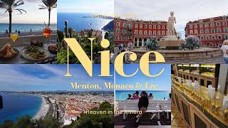 (vlog)見たら絶対行きたくなるニース3日間𐔌マントン・モナコ・エズも♡🍋🏝️|3 Days in Nice with Menton, Monaco & Èze