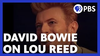 Video thumbnail of "David Bowie on Lou Reed, Writing and New York | American Masters: In Their Own Words"