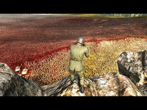 CAN WW2 US ARMY STOP 1,800,000 MILLION ORCS WARRIORS |  ultimate Epic Battle Simulator 2 - UEBS 2
