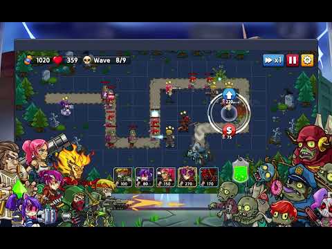 Heroes Defense: Attack Zombie Video