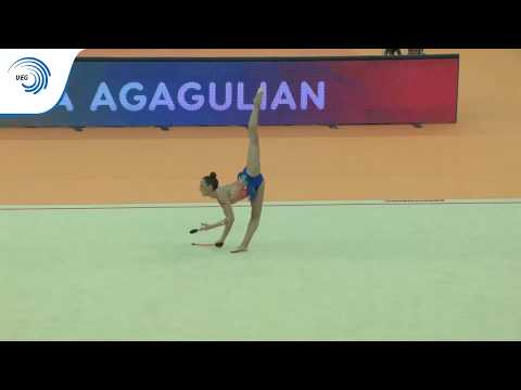 Iasmina AGAGULIAN (ARM) - 2018 Rhythmic Europeans, all-around final clubs