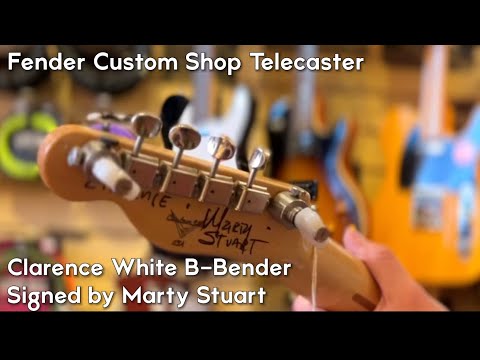 Masterbuilt Fender Telecaster with B-Bender signed by Marty Stuart @regentsounds9044