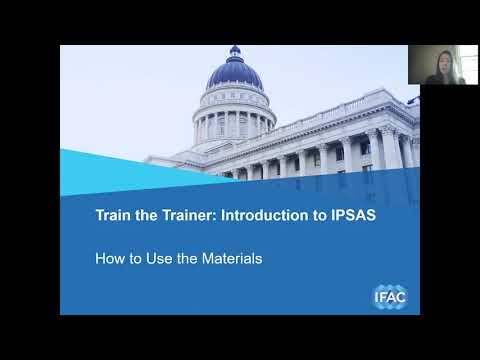 Train the Trainer: Introduction to IPSAS, How to Use the Materials