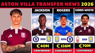 🚨 Latest ASTON VILLA Transfer News Summer 2026 🔥 | Garnacho, Jackson, Rogers & M
