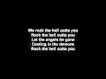 Lordi - Rock The Hell Outta You | Lyrics on screen | HD