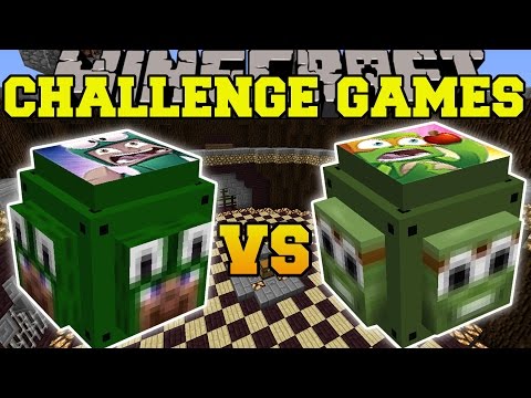 Minecraft: LITTLE LIZARD VS TINY TURTLE CHALLENGE GAMES - Lucky Block Mod - Modded Mini-Game