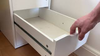 How To Remove Ikea Alex Drawers