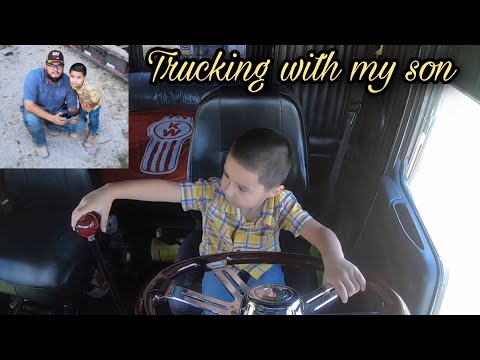 Taking my 4 year old son on a trucking adventure