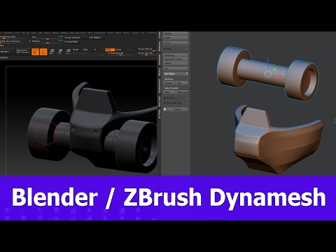 Blender ZBrush Hardsurface and Dynamesh