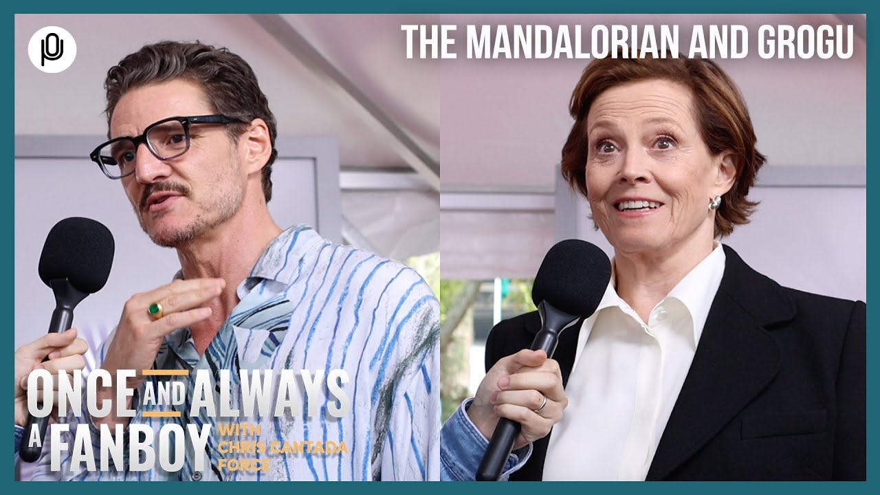 Pedro Pascal, Sigourney Weaver, Dave Filoni, and Jon Favreau discuss THE MANDALORIAN AND GROGU