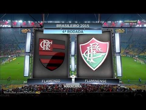 Gols, Flamengo 2 x 3 Fluminense - Brasileirão 31/05/2015