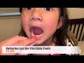Katherine Lost Her First Baby Tooth