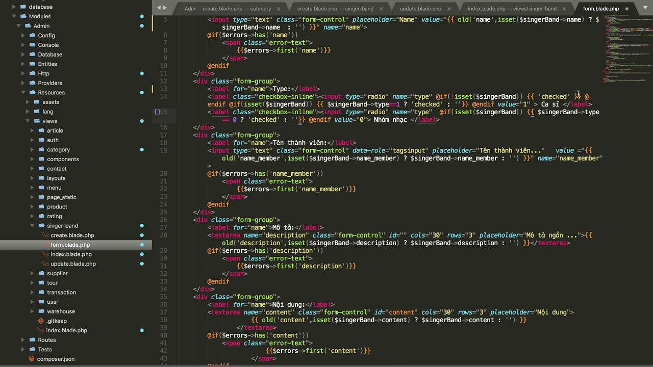 Đồ án tốt nghiệp - Xây dựng website âm nhạc laravel - Convert VI  En _ Phần 3