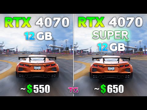 RTX 4070 SUPER vs RTX 4070 - Test in 10 Games