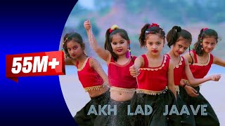 Akh Lad Jaave With Lyrics | Loveyatri | Aayush S | Warina H |Badshah, Dance cover kids  Rewa sidhi