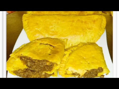 HOW TO MAKE JAMAICAN BEEF PATTIES// FLAKY...