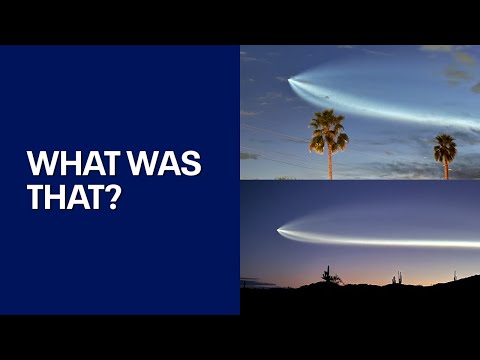 Comet Over Phoenix Tonight