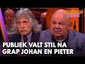 Publiek valt stil na grappen van Johan en Pieter: 'Het wordt niks vanavond!' | VANDAAG INSIDE