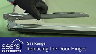 Replacing Door Hinges in a Gas Range