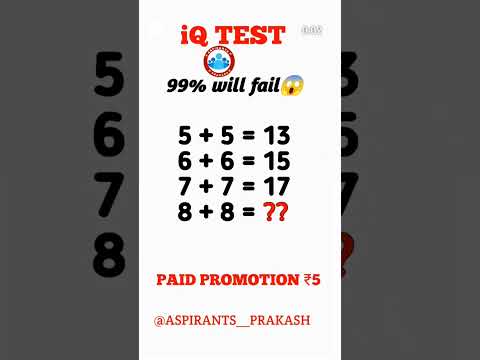 Brain Test || Math puzzle || Reasoning || mind test question || #shorts #trending #puzzle #viral