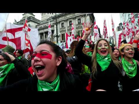 贊成選擇的運動在拉丁美洲獲得勢頭 (Pro-choice movement gains momentum in Latin America)
