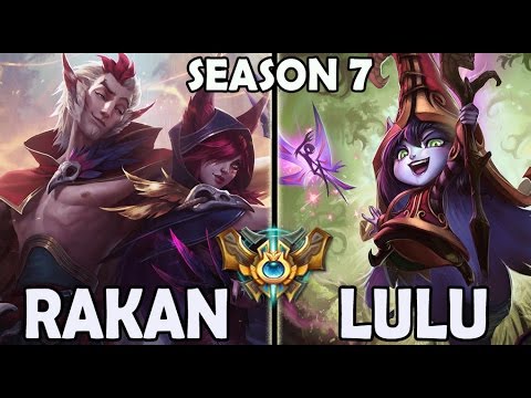 Rakan Support vs Lulu Ranked Challenger Korea (New Champion)