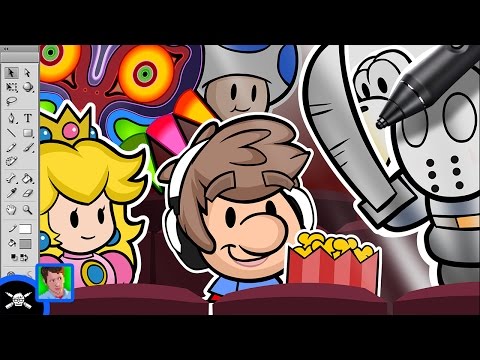See James Draw - Zack Scott Vs. Paper Mario