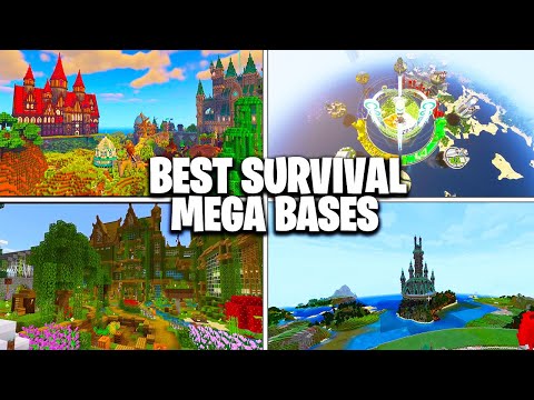 5 BEST Survival Worlds in Minecraft (BEST Survival Mega Bases)