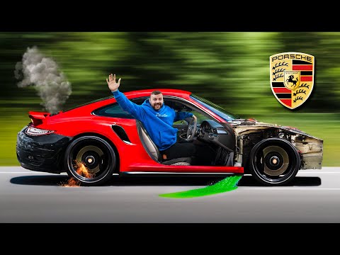 BUILDING A WRECKED PORSCHE 911 TURBO THEN ATTEMPTING TO DRIVE IT FOR THE FIRST TIME