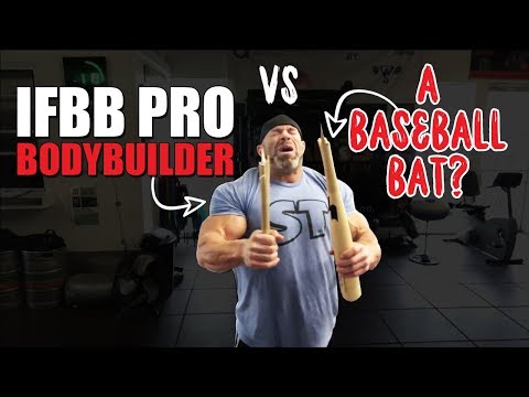 Bodybuilder Strength Test | Jon Andersen vs a Baseball Bat???