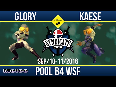 SYN2016 - gLory (Sheik) Vs Kaese (Neutral Sheik) - SSBM Pool B4 WSF