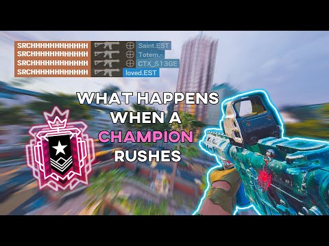 What Happens When A CHAMPION Rushes Ranked Highlights - Rainbow Six Siege