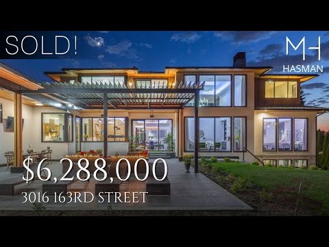 Now Sold! A Stunning Kris Halliday Designed Ultra-Luxury One Acre Estate Dream Home in South Surrey