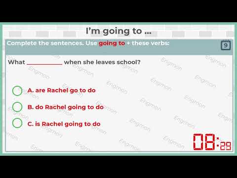 Unit 26 - I'm going to. (Essential Grammar in Use video test)