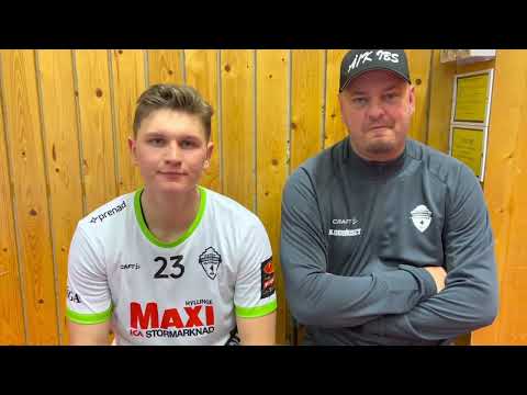 Intervju med Oliver Bellman och Conny Camper efter matchen mot Munka Ljungby