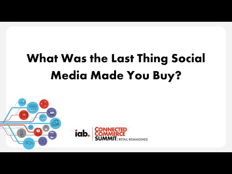 Online Shopping | Live at the IAB Connected Commerce Summit