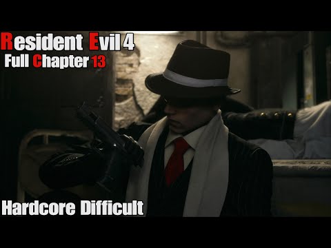 Resident Evil 4 Remake - Playthrough Hardcore Difficult Full Chapter 13 [PS5]