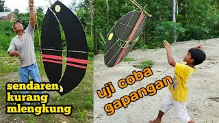 Waktunya seting layangan gapangan pegon 140cm sendaren 270cm,/flying kite/diều