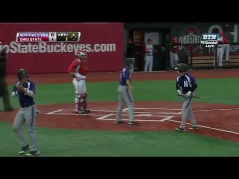 Northwestern Baseball - Ohio State Game Highlights (5/15/14)