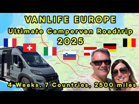 VANLIFE | Our WILD 4 Week European Campervan Road Trip Adventure Begins!