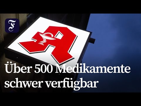 Apotheker warnen vor Medikamentenmangel im Winter