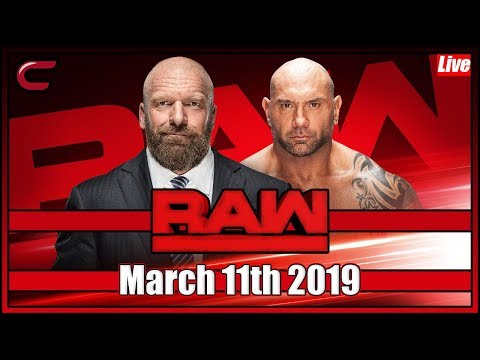 WWE RAW Live Stream Full Show March 11th 2019: Live Reaction Conman167