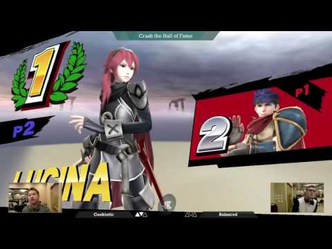 [Crash the Hall of Fame Sm4sh — 10/2/16] Losers Finals: Cookietic (Ike) v. Balanced (Ryu/Lucina)