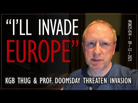 Putin & Evil Sidekick, Prof. Doomsday, Threaten Full-Scale Invasion of Europe