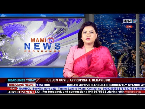 MAMI TV PRIME TIME ENGLISH NEWS  || 18th SEPTEMBER 2022 || 5:00 PM