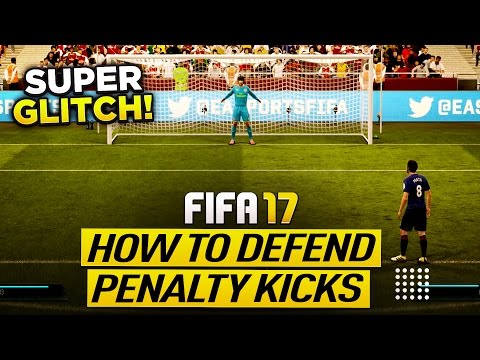 FIFA 17 HOW TO SAVE PENALTY KICKS TUTORIAL - SUPER GLITCH! - HOW TO DEFEND PENALTIES (TIPS & TRICKS)