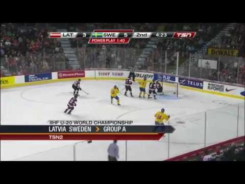 Latvia vs. Sweden - 26 December 2011 - 2012 IIHF World Junior Championship