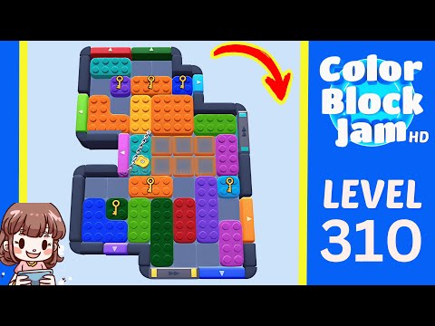Color Block Jam Level 310 Solution Walkthrough