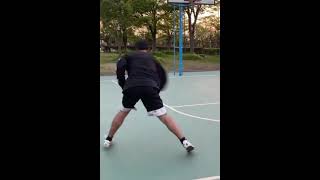 [バスケ]ストリートバスケのドリブルコンボ⛹️‍♂️💨 #Shorts